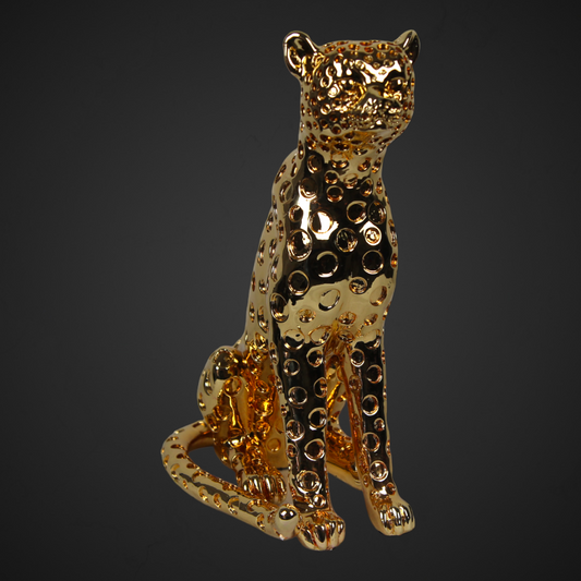 Jaguar en or